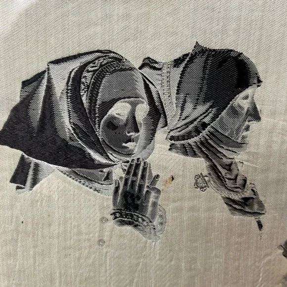 Rare antique French framed silk artwork embroidered artist signed collectible - Picture 10 of 14